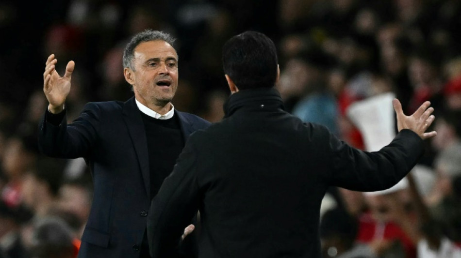 Luis Enrique-Arteta, admiração mútua e rivais na Liga dos Campeões