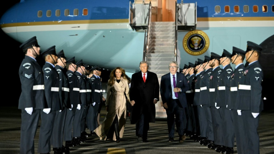 Trump arrives in UK for historic second state visit