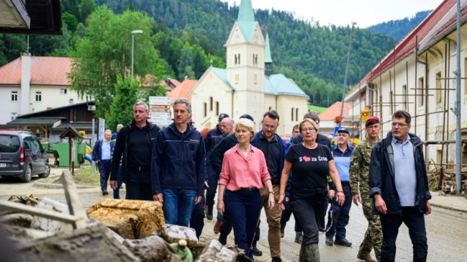 EU chief offers 400 mn euros to help flood-hit Slovenia
