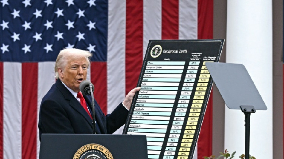 Trump says US to emerge 'stronger' as markets tumble over tariffs