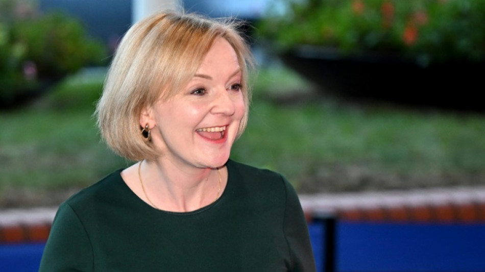 Britische Premierministerin Truss h&auml;lt Rede bei Tory-Parteitag in Birmingham