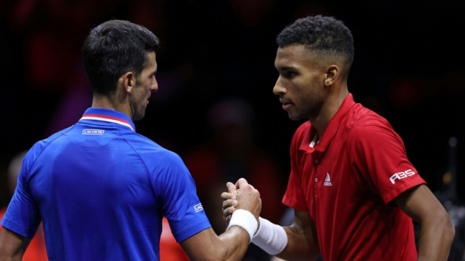 Laver Cup: Auger-Aliassime place le Reste du Monde &agrave; port&eacute;e de la victoire