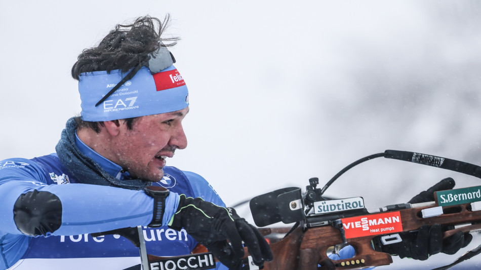 Biathlon: Giacomel quinto a Rupholding, Vittozzi 15/a