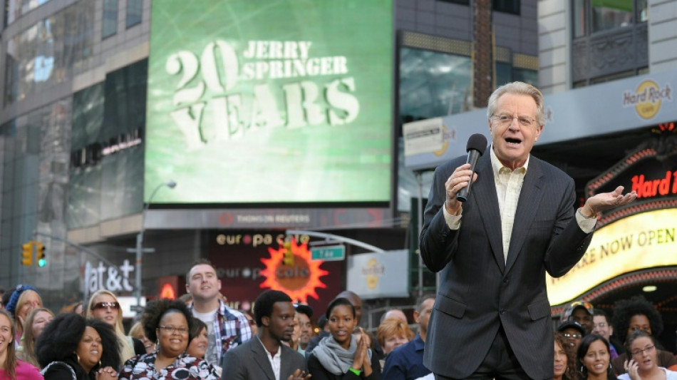L'animateur am&eacute;ricain Jerry Springer, aux &eacute;missions sulfureuses, est mort &agrave; 79 ans