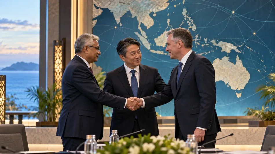 India highlights defence ties with Japan and Australia at Cebu meetings