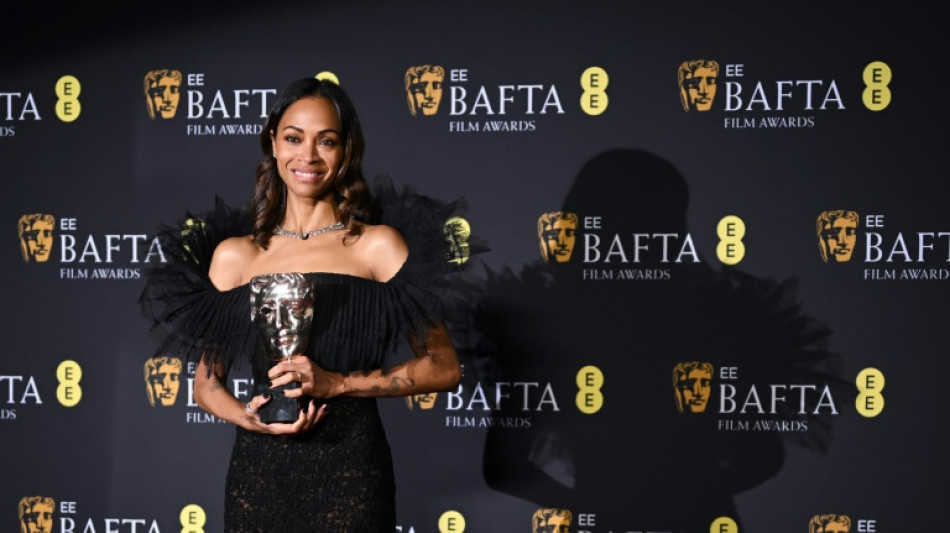 Zoe Salda&ntilde;a gana el BAFTA brit&aacute;nico como mejor actriz de reparto por "Emilia P&eacute;rez"