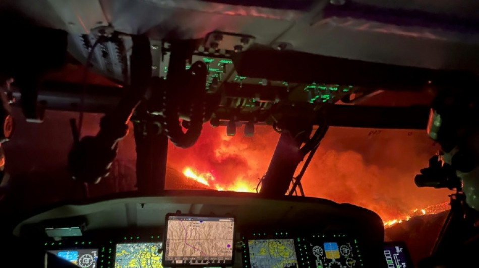 "Aterrador": la operaci&oacute;n que combati&oacute; desde el aire las llamas en Los &Aacute;ngeles