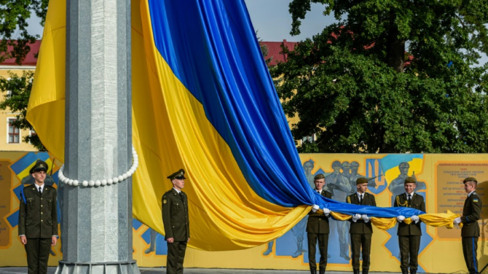 Ukraine begeht sechs Monate nach Kriegsbeginn Unabh&auml;ngigkeitstag 