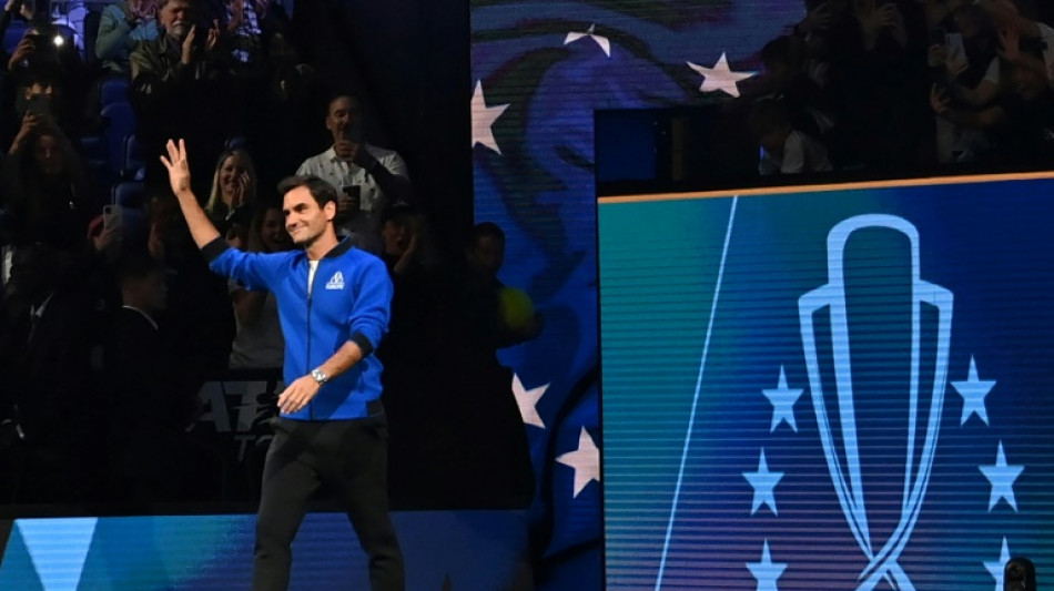 Berrettini beats Auger-Aliassime at Laver Cup as Federer watches on