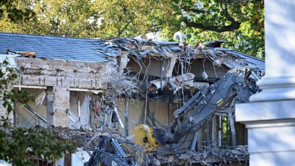 Trump demuele parte de la Casa Blanca para construir nuevo sal&oacute;n de baile