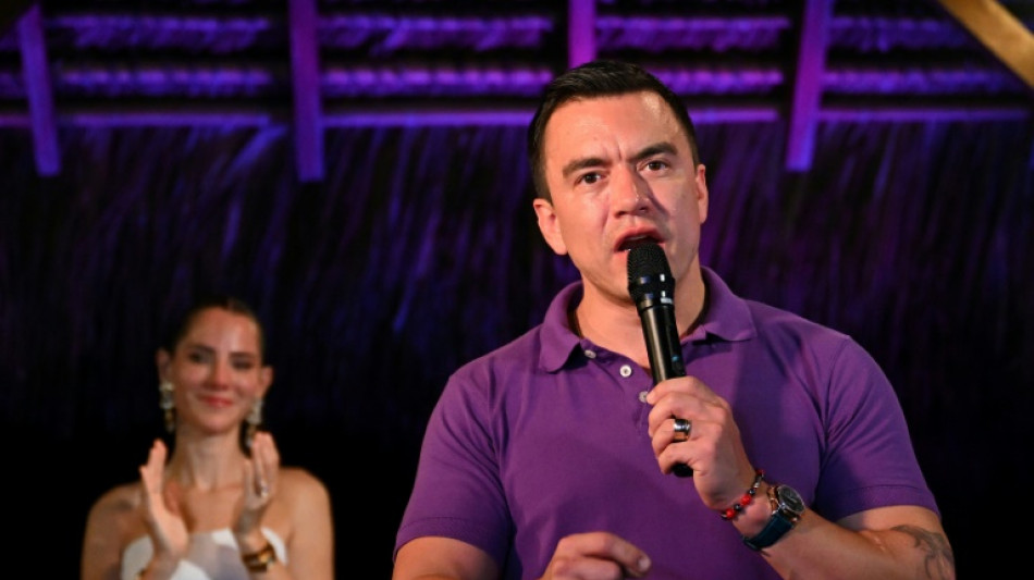 Noboa als Präsident Ecuadors wiedergewählt - Rivalin erkennt Ergebnis nicht an