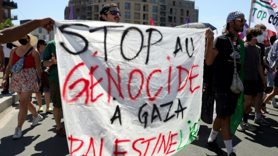 Protesters slam war profiteering, Israel at French air fair