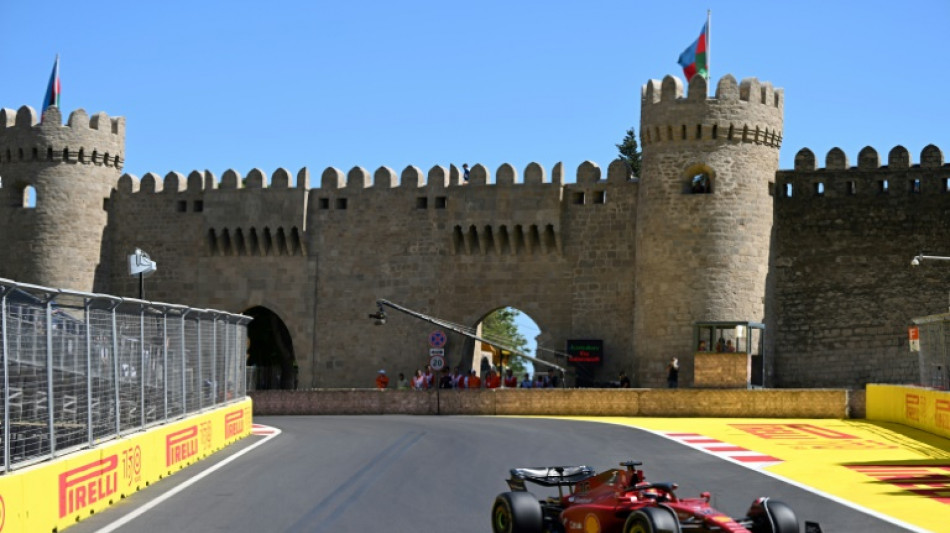 F1: sur sa Ferrari, Leclerc est pr&egrave;s au d&eacute;fi des Red Bull de P&eacute;rez et Verstappen