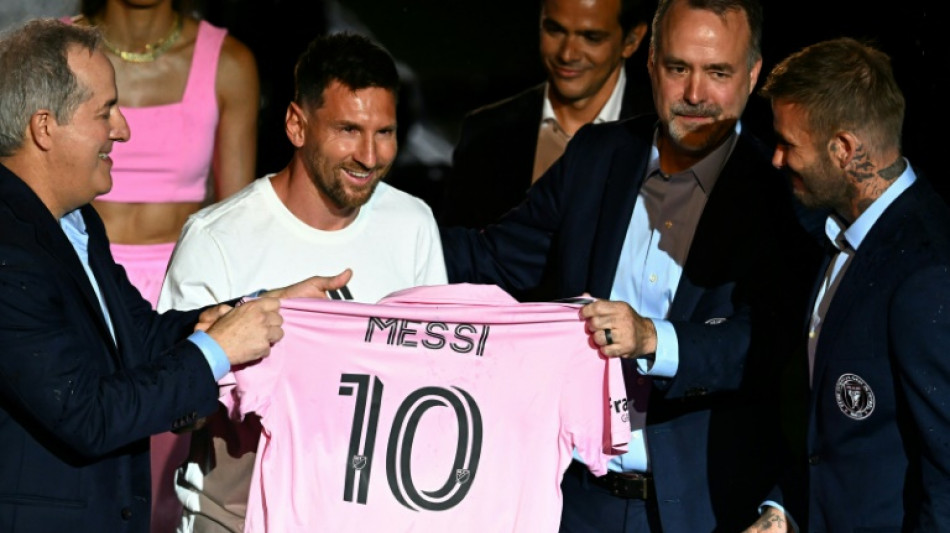 Lionel Messi es aclamado por su nueva afici&oacute;n del Inter Miami