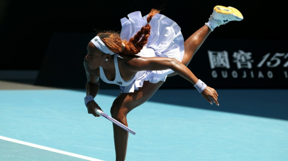 Gauff 'erases' serving wobbles in winning Melbourne start