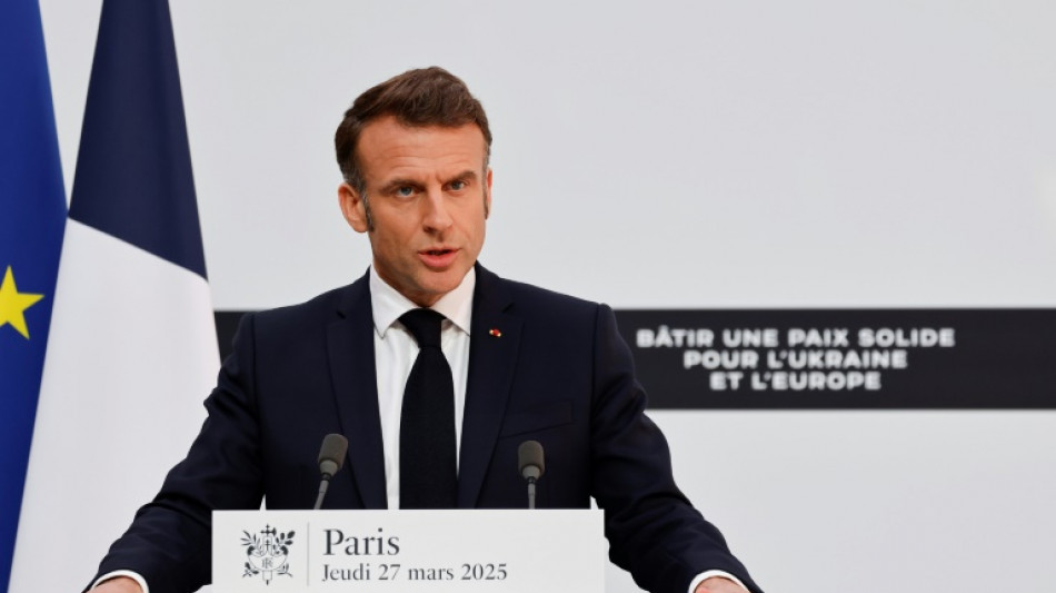 Macron: Franz&ouml;sisch-britische Mission soll europ&auml;ischen Ukraine-Einsatz vorbereiten