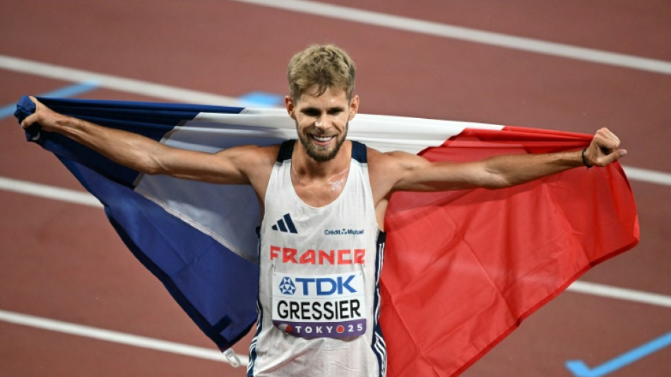 Mondiaux d'athl&eacute;tisme: Gressier, en bronze sur 5.000 m, apporte une seconde m&eacute;daille &agrave; la France 