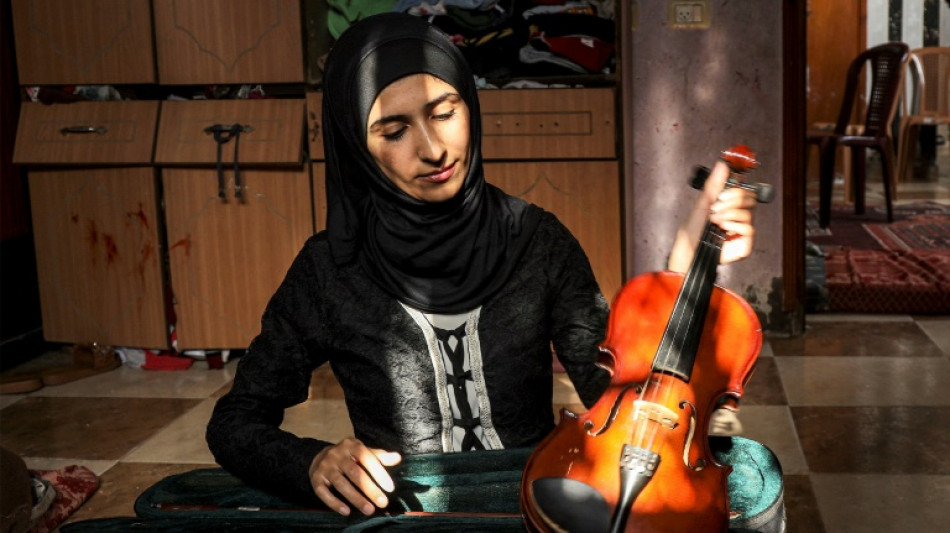 A Gaza, chanter pour couvrir le bruit des raids isra&eacute;liens et pour "la paix mentale"