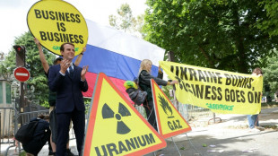 Greenpeace: la statue de Macron vol&eacute;e chez Gr&eacute;vin puis d&eacute;pos&eacute;e devant l'ambassade de Russie