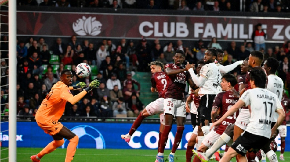 Metz held by Reims in Ligue 1 play-off first leg