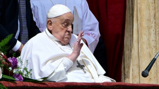 Pope wishes 'Happy Easter' to faithful in appearance at St Peter's Square