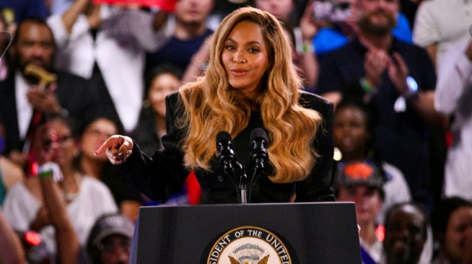 Beyonc&eacute; unterst&uuml;tzt Harris bei  Wahlkampfveranstaltung in Texas