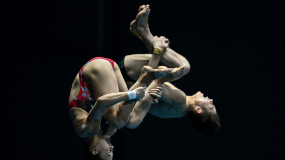 Chinese divers win mixed team world title