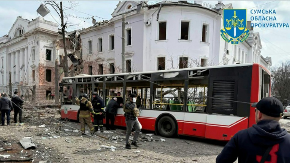 Ukraine: Mehr als 20 Tote und 80 Verletzte bei russischem Angriff auf Sumy