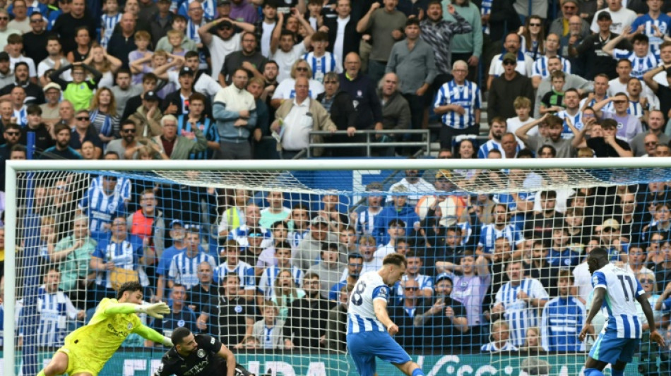 Foot: Manchester City encore battu, &agrave; Brighton