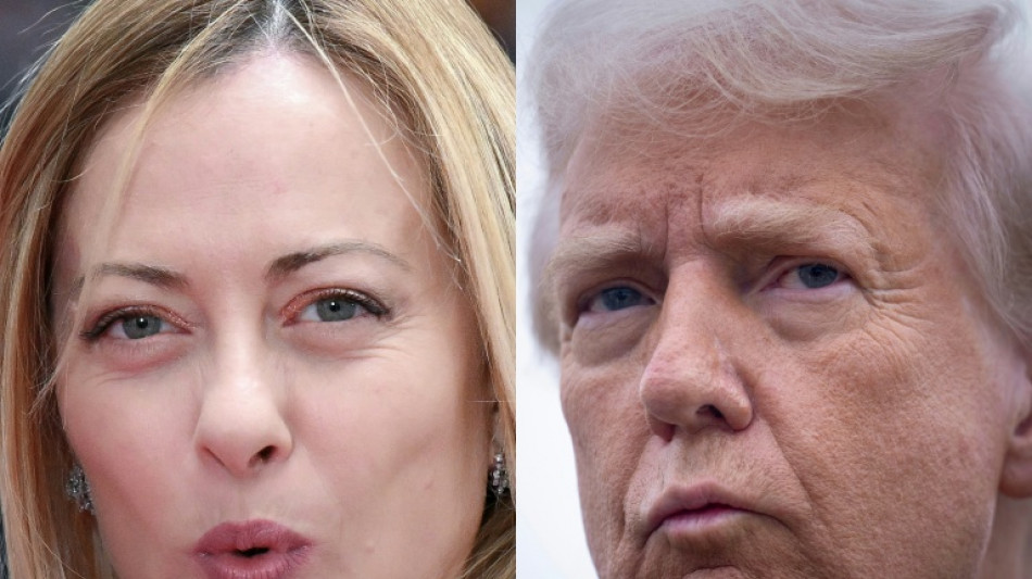 Meloni se re&uacute;ne con Trump para buscar acuerdo arancelario entre la UE y EEUUI