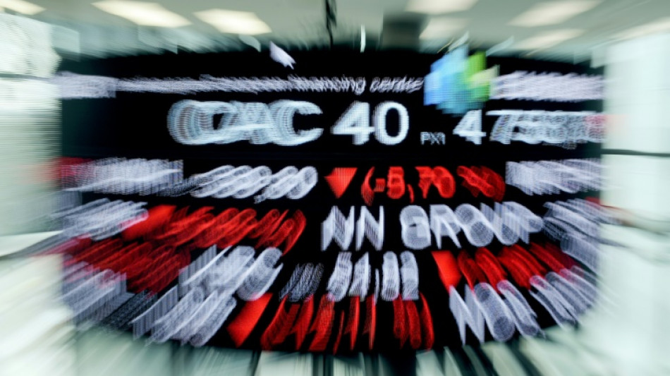 Les Bourses europ&eacute;ennes cl&ocirc;turent sur un plus bas en trois mois
