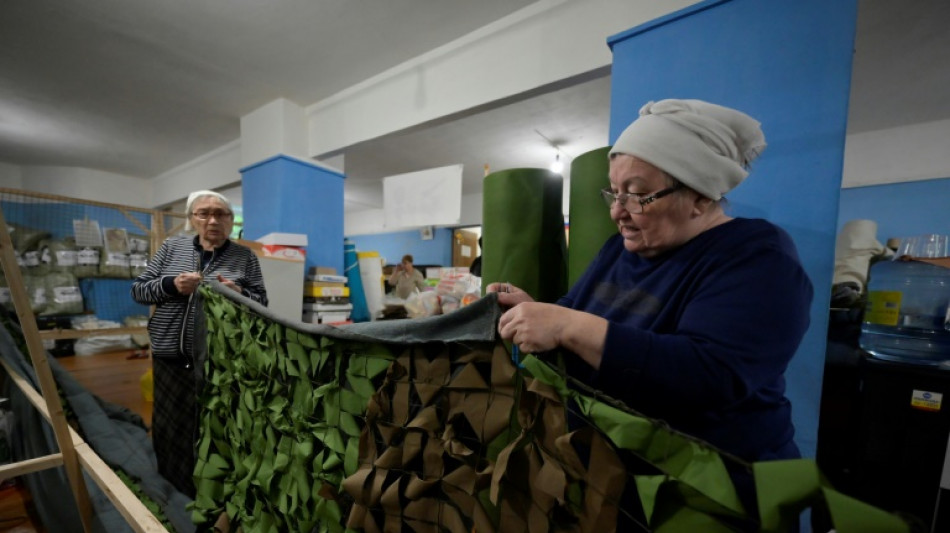 'Rearguard soldiers': Women sew for Russian victory
