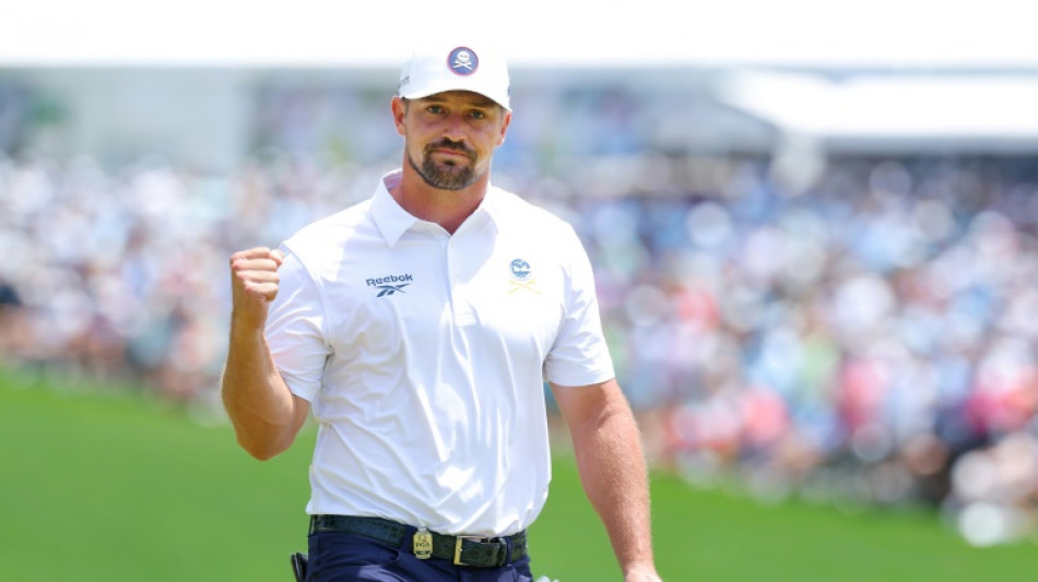 Vegas tees off with two-stroke lead at rain-delayed PGA