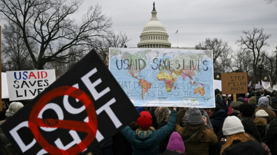 Gewerkschaften klagen gegen von Trump geplanten Abbau von Entwicklungsbeh&ouml;rde 