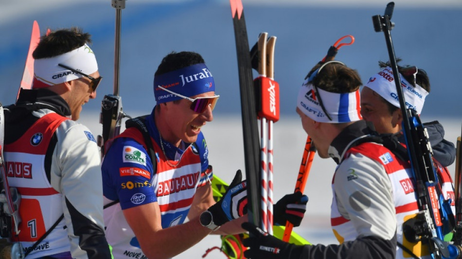 Biathlon: les Fran&ccedil;ais remportent les derniers relais masculins et f&eacute;minins de la saison &agrave; Nove Mesto
