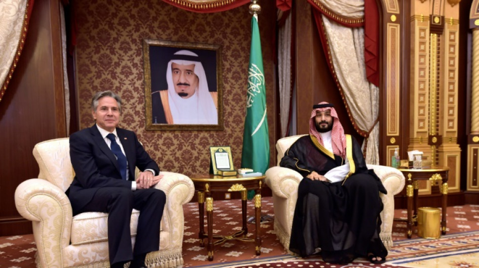 Blinken plantea derechos humanos en una reuni&oacute;n con el pr&iacute;ncipe heredero saudita
